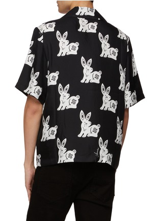 背面 - 点击放大 - AMIRI - 兔子印花真丝衬衫