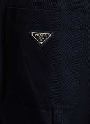  - PRADA - LOGO 纯棉直筒长裤