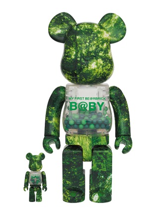 首图 –点击放大 - TOYQUBE - MY FIRST BABY 400% + 100% BE@RBRICK 玩偶套装 - 森林绿