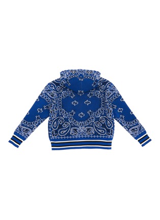 模特儿示范图 - 点击放大 - AMIRI - 儿童款 BANDANA 印花段染连帽卫衣