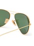 细节 - 点击放大 - RAY-BAN - ‘Junior Aviator’ Metal Frame Green Lens Kids Aviator Sunglasses