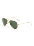 首图 - 点击放大 - RAY-BAN - ‘Junior Aviator’ Metal Frame Green Lens Kids Aviator Sunglasses