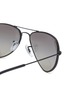 细节 - 点击放大 - RAY-BAN - ‘Junior Aviator’ Metal Frame Grey Lens Kids Aviator Sunglasses