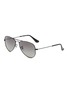 首图 - 点击放大 - RAY-BAN - ‘Junior Aviator’ Metal Frame Grey Lens Kids Aviator Sunglasses
