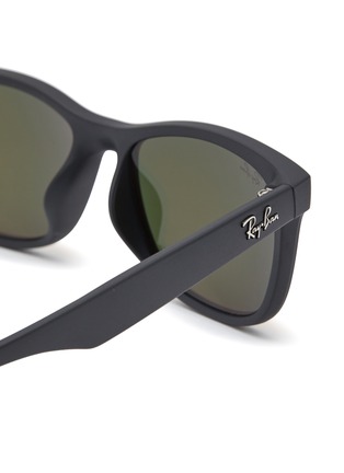 细节 - 点击放大 - RAY-BAN - ‘Junior New Wayfarer’ Acetate Frame Orange Lens Kids Square Sunglasses