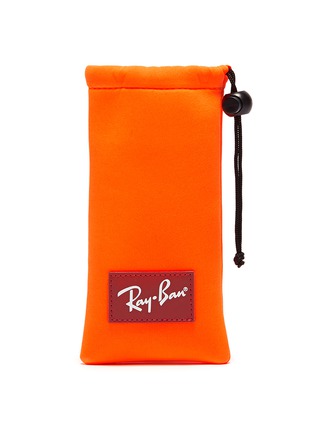 细节 - 点击放大 - RAY-BAN - ‘Junior New Wayfarer’ Acetate Frame Orange Lens Kids Square Sunglasses