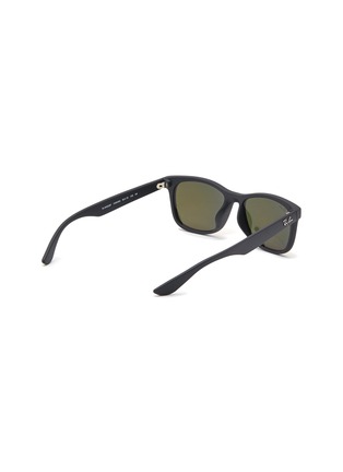 模特儿示范图 - 点击放大 - RAY-BAN - ‘Junior New Wayfarer’ Acetate Frame Orange Lens Kids Square Sunglasses