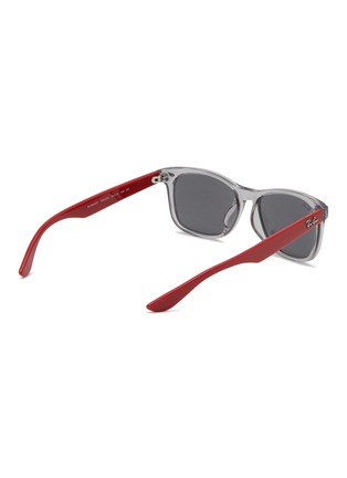 模特儿示范图 - 点击放大 - RAY-BAN - ‘Junior New Wayfarer’ Acetate Frame Grey Lens Kids Square Sunglasses