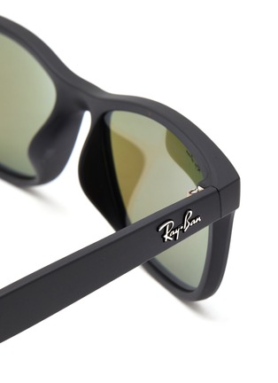 细节 - 点击放大 - RAY-BAN - ‘Junior New Wayfarer’ Acetate Frame Blue Lens Kids Square Sunglasses