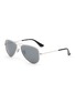 首图 - 点击放大 - RAY-BAN - ‘Junior Aviator’ Metal Frame Grey Lens Kids Aviator Sunglasses