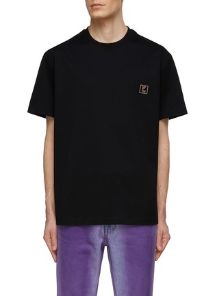 首图 - 点击放大 - WOOYOUNGMI - LOGO 拼贴纯棉短袖 T 恤