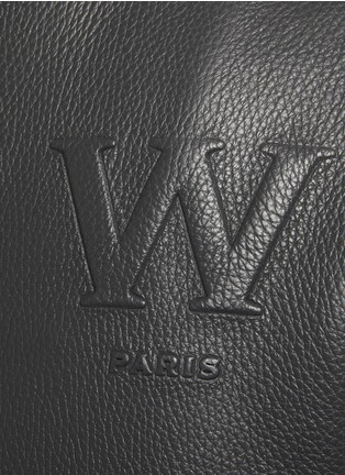  - WOOYOUNGMI - 真皮按扣外套