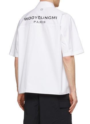 背面 - 点击放大 - WOOYOUNGMI - 贴袋 LOGO 纽扣衬衫