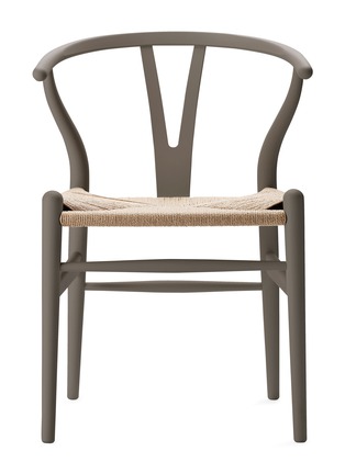 首图 –点击放大 - CARL HANSEN & SØN - CH24 手工编织纸绳及山毛榉椅－岩灰色