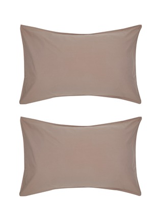 首图 –点击放大 - SOCIETY LIMONTA - NITE 纯棉枕套两件套 — 棕色