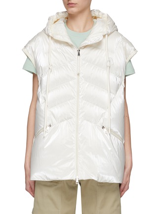 首图 - 点击放大 - MONCLER - 连帽绗缝羽绒马甲