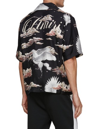 背面 - 点击放大 - AMIRI - 仙马印花真丝衬衫