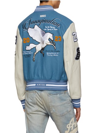 背面 - 点击放大 - AMIRI - 拼贴飞行员夹克