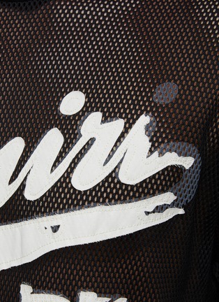  - AMIRI - 透视网眼印花短袖