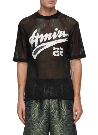 首图 - 点击放大 - AMIRI - 透视网眼印花短袖