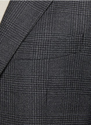  - EQUIL - 平驳领单排扣格纹西服套装