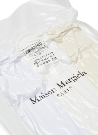 细节 - 点击放大 - MAISON MARGIELA - 纯棉短袖 T 恤三件套