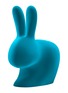 细节 –点击放大 - QEEBOO - RABBIT 兔子造型绒面座椅 — 青绿色