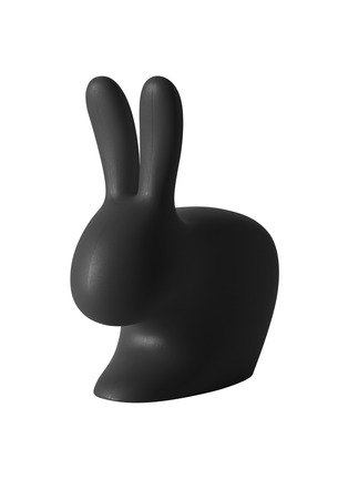 首图 –点击放大 - QEEBOO - RABBIT 儿童款兔子造型座椅 - 黑色