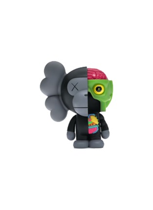 首图 –点击放大 - TOYQUBE - KAWS X BAPE DISSECTED BABY MILO 摆件 — 黑色