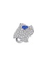 首图 - 点击放大 - YICI ZHAO ART & JEWELS - 阿拉伯之夜钻石蓝宝石 18K 白金戒指
