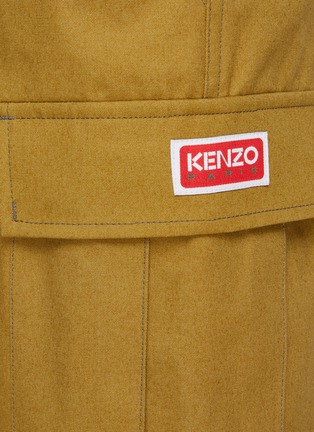  - KENZO - 钮扣缀饰工装短裤