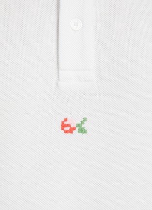  - KENZO - 像素花朵图案刺绣 POLO 衫