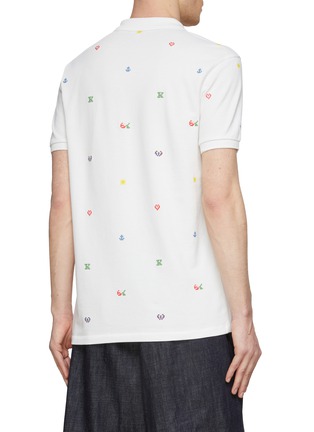 背面 - 点击放大 - KENZO - 像素花朵图案刺绣 POLO 衫