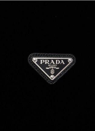  - PRADA - LOGO 拉链绒面外套