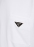  - PRADA - LOGO 口袋饰纯棉 T 恤