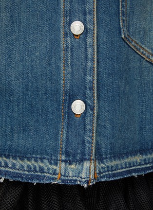  - ALEXANDER MCQUEEN - 须边牛仔衬衫