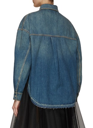 背面 - 点击放大 - ALEXANDER MCQUEEN - 须边牛仔衬衫