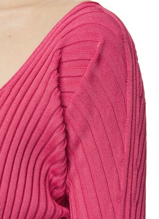 - JACQUEMUS - LOGO 金属搭扣罗纹针织开衫