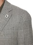  - LARDINI - 平驳领格纹西服外套