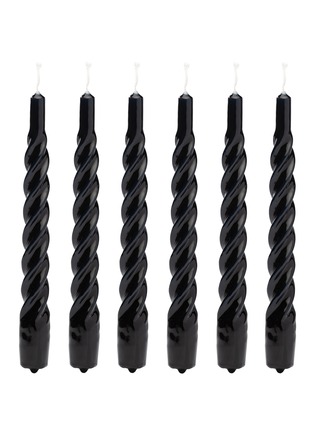 首图 –点击放大 - ANNA + NINA - Twisted Candle 6-Piece Set — Black