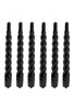 首图 –点击放大 - ANNA + NINA - Twisted Candle 6-Piece Set — Black