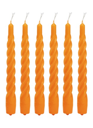 首图 –点击放大 - ANNA + NINA - Twisted Candle 6-Piece Set — Orange