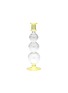 首图 –点击放大 - ANNA + NINA - Bubble Glass Candle Holder — Yellow