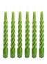 首图 –点击放大 - ANNA + NINA - Twisted Candle 6-Piece Set — Moss Green