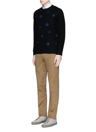 模特儿示范图 - 点击放大 - PS PAUL SMITH - 波点羊毛针织衫