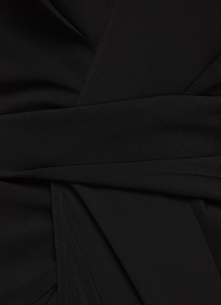  - RICK OWENS - 真丝混纺露背挂脖连衣裙