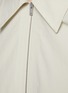  - JIL SANDER - 领口拉链几何感纯棉衬衫