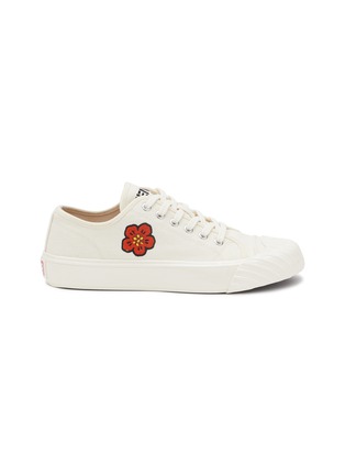 首图 - 点击放大 - KENZO - ‘Kenzoschool’ Boke Embroidery Canvas Low Top Lace Up Sneakers