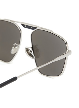 细节 - 点击放大 - BALENCIAGA - LOGO 缀饰飞行员太阳眼镜