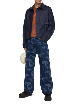 模特儿示范图 - 点击放大 - JACQUEMUS - 口袋饰牛仔夹克